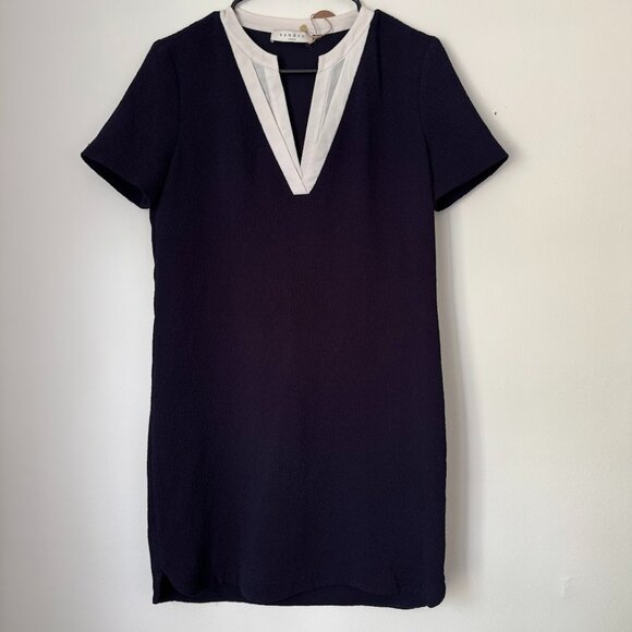 Sandro Dresses & Skirts - Sandro Paris Short Sleeve Crinkle Dress